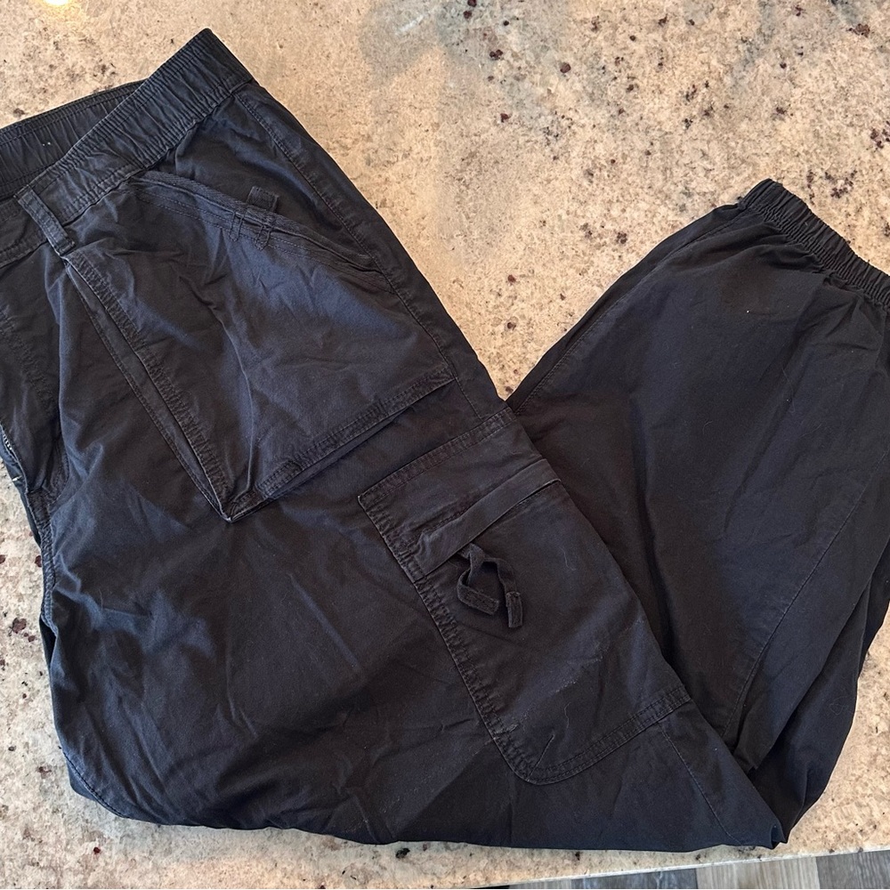 American Eagle Outfitters Baggy Joggers - Black, 18 Regular